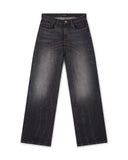 Relaxed Slightly Flared Jeans with Panel Detailing