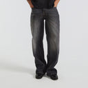 Relaxed Slightly Flared Jeans with Panel Detailing